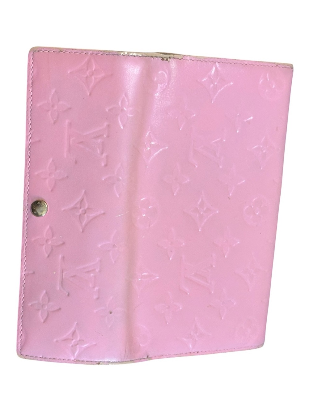 Authentic Louis Vuitton Vernis Pink Monogram Wallet w/ chain - Picture 11 of 16